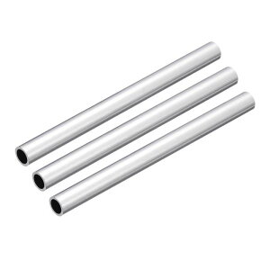 uxcell 6063 �A���~�j�E���ۃp�C�v �p�C�v�`���[�u �Y�ƊE��DIY�v���W�F�N�g�p �O�a8mm ���a6mm ����100mm 3�{����