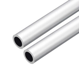 uxcell 6063 �A���~�j�E���ۃp�C�v �p�C�v�`���[�u �Y�ƊE��DIY�v���W�F�N�g�p �O�a19mm ���a13 mm ����200mm 2�{����