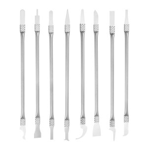 uxcell 8 in 1 �Z�b�g �T�[�t�F�X �X�N���[�� �d�q�C���H�� 304�X�e�����X �o�[�� ���O�� �Z�b�g