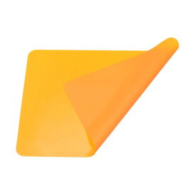 uxcell シリカゲルパッド キッチンカウンターマット 耐熱性 ベーキングマット 滑り止め カウンタートップ 保護パッド 食卓用 食器 洗い機 金庫 オレンジ 4個入り