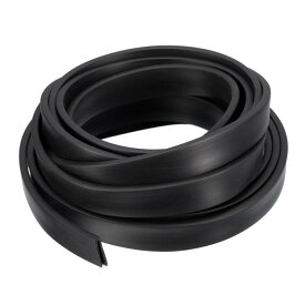 uxcell Uチャネルエッジ保護カバー エッジ用ゴムパッキン コーナープロテクター ラバー 3.5 M長さ フラット 0.5-1mmエッジ適用 ブラック