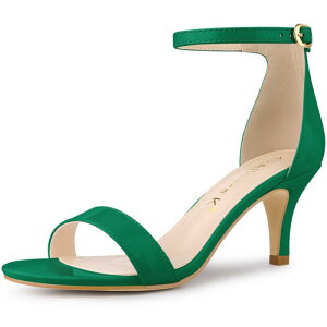 Allegra K �A���N���X�g���b�v�T���_�� �I�[�v���g�D �X�e�B���b�g�q�[�� ���f�B�[�X �O���[�� 24.0cm