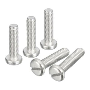 uxcell 304�X�e�����X�|�@�B�l�W M5x20 mm �X���b�g�h���C�u �o�C���h�w�b�h�˂��{���g 10��
