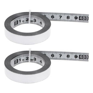 uxcell ȔSe[v 400 cm gbN XeX| -Eǂݎ ^XeBbL[K X`[[Nx`K 2