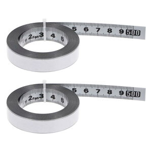 uxcell ȔSe[v 500 cm gbN XeX| -Eǂݎ ^XeBbL[K X`[[Nx`K 2