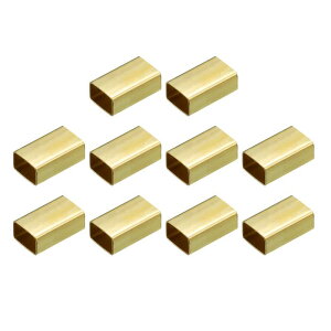 uxcell �^�J�ǃX�y�[�T�[�r�[�Y 6 mm x 4.2 mm ���򒷕��`�r�[�Y 10 mm���� DIY���� �H�|�v���W�F�N�g�p �S�[���h�g�[�� 50��