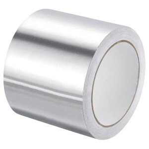 uxcell �A���~�z�C���e�[�v 80 mm x 20 M ���e�[�v 3.5�~�� ����HVAC�e�[�v �V���o�[�e�[�v �A���~�e�[�v �_�N�g �h���C���[�x���g HVAC�p