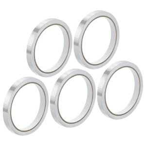 uxcell �A���~�z�C���e�[�v 12 mm x 10 M ���e�[�v 3.1�~�� ����HVAC�e�[�v �V���o�[�e�[�v �A���~�e�[�v �_�N�g �h���C���[�x���g HVAC�p 5��