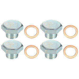 uxcell �Ԃ̃G���W���I�C���h�����v���O ���b�V���[�t�� M14x1.5 94027565 Buick�ɑΉ� Encore�ɑΉ� 2013-2019�ɑΉ� �X�e�����X�| �V���o�[�g�[�� 4��
