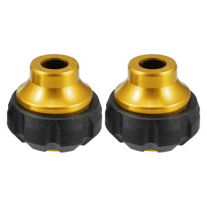 uxcell �t�H�[�N�t�����g�I�[�g�o�C�X���C�_�[�t���[�� �z�C�[���N���b�V���ی엎�� �o�C�N ���j�o�[�T�� CNC�A���~���� �A�N�X���J�o�[ �X�N�[�^�[�J�b�v�K�[�h �S�[���h�g�[�� 1�y�A