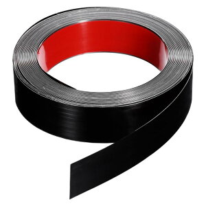 uxcell 39.4ft x 1.58 �E�H�[���g���� �s�[�����X�e�B�b�N ���[���f�B���O �g�����t���[�� ���Ȑڒ��X�e�����X�X�`�[���~���[�t�B�j�b�V�����^���X�g���b�v�g���� �ǃp�e�B�I���L���r�l�b�g�^