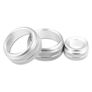 A ABSOPRO �Ԃ̃R���\�[��AC�I�[�f�B�I�{�����[���m�u�����O�J�o�[ BM W�ɑΉ� F20 F22 F30 F31 F32 F33 F80 F82 F87 1 2 3 3GT 4 Series�ɑΉ� �V���o�[�g�[�� 3��