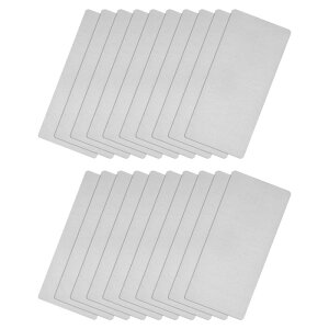 uxcell uN^J[h 50 mm x 22 mm uV 201XeX| DIYCU[p 0.4 mm Vo[g[ 20