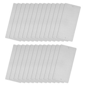 uxcell uN^J[h 50 mm x 22 mm uV 201XeX| t DIYCU[p 0.4 mm Vo[g[ 25