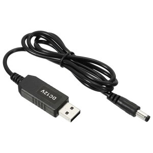 PATIKIL 6W 1A USBdRo[^ DC 5V - DC 12V dA_v^[WbN 5.5×2.5mmP[u [^[ LED vXs[J[p