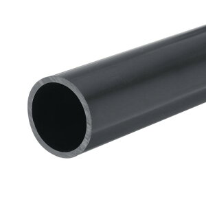 uxcell PVC�����ۃp�C�v 27.2mm ���a 32mm �O�a 20cm/8 ���� �_�[�N�O���[ ������ �N���t�g �P�[�u���X���[�u�p