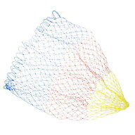 PATIKIL 漁網 交換 直径45cm ナイロン 着陸網 交換用メッシュ 淡水海水釣り用 マルチカラー