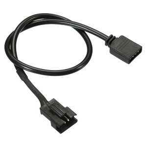 PATIKIL 4�s�� 12V 30cm���� �R���s���[�^ �}�U�[�{�[�h �C���^�[�t�F�C�X - SM4P �I�X�����P�[�u�� �d���A�_�v�^ �v���X�`�b�N ���^�� RGB �t�@���p LED �X�g���b�v �u���b�N