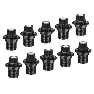 PATIKIL E14�d���z���_�[ ���C�g�\�P�b�g 10�� �˂����� �S�˂� LED�d�������v�z���_�[ �y���_���g���C�g�p �u���b�N