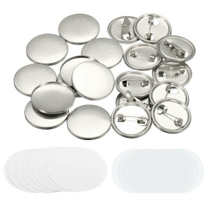 PATIKIL 25mm uN{^pi 25 EhobWp[c DIY Ehs[J[Lbg ^Jo[t{^@p ^x[X tB 