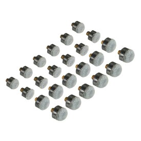 PATIKIL クリューオンプールキュー先端 24個 10/11/12/13 mm ビリヤードキューの先端 スヌーカープールスティックの先端交換用アクセサリー グレー