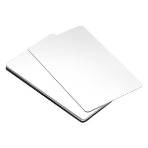 PATIKIL 0.8 mm ���^���r�W�l�X�J�[�h 10�� �u�����N�l�[���J�[�h �z�Ɏ_���A���~�j�E�� DIY�M�t�g�J�[�h�p �u���b�N �V���o�[