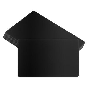 PATIKIL 0.21 mm ���^���r�W�l�X�J�[�h 50�� �u�����N�l�[���J�[�h �z�Ɏ_���A���~�j�E�� DIY�M�t�g�J�[�h�p �u���b�N �}�b�g