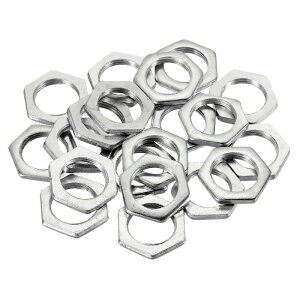 PATIKIL M16 x 1.0 �X�`�[���Z�p�i�b�g 20�� ���g���b�N�X���b�h �������b�L �n�[�h�E�F�A�i�b�g�X�N�����[ �{���g�t�@�X�i�[ 3 mm����