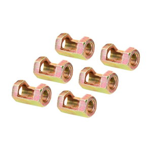 PATIKIL 1/8IP-M12x1 mm �Z�p�J�b�v�����O�i�b�g 6�� ���X�˂��R�l�N�^ 30 mm �Z�p�X���[�u �i�b�g���b�h �o�[�X�^�b�h�`���[�u �W���C���g�A�_�v�^�[�n�[�h�E�F�A �����v�C���p