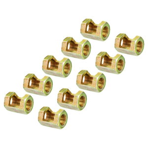 PATIKIL 1/8IP-M12x1 mm �Z�p�J�b�v�����O�i�b�g 10�� ���X�˂��R�l�N�^ 25 mm �Z�p�X���[�u�i�b�g ���b�h�o�[�X�^�b�h�`���[�u�W���C���g�A�_�v�^�[�n�[�h�E�F�A �����v�C���p