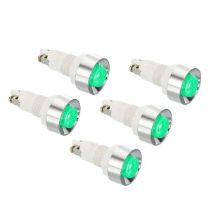 PATIKIL AC/DC 12V 12 mm VOiCWP[^Cg 5 pl}Eg LEDVOiv _bV{[ht@Ng[p O[