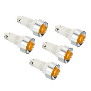 PATIKIL AC/DC 220V 12 mm VOiCWP[^Cg 5 pl}Eg LEDVOiv _bV{[ht@Ng[p CG[