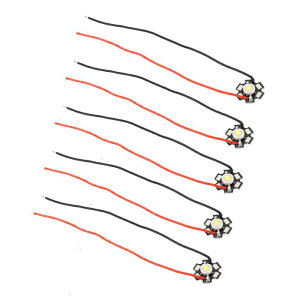 PATIKIL 20 mm LED`bvd 5 350mA 1W COBCg r[Y uPbg C[t DIYƖp zCg 6000-6500K