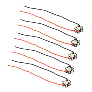 PATIKIL 20 mm LED`bvd 5 350mA 1W COBCg r[YCg uPbg C[t DIYƖp N[zCg 10000-15000K