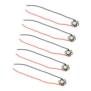 PATIKIL 20 mm LED`bvd 5 350mA 1W A~ COBCg r[YCg C[t DIYƖp EH[zCg 2800-3500K