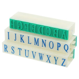 PATIKIL 取り外し可能なレタースタンプ プラスチック 26桁 フォントサイズ1 アルファベットA-Z 組み合わせセット カード スクラップブック 教育用