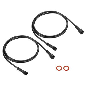 PATIKIL 1m 3�s�� �����P�[�u�� ���C���[ 2�{���� 22 AWG �h�� IP67 �R�l�N�^ ���[�I�X�ƃ��X�t�� LED�X�g���b�v�p �u���b�N