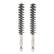 uxcell ステンレスドリルブラシ 15mm直径 ワイヤブラシのクリーニング ハンドル付き 6.35mm 六角シャンク…