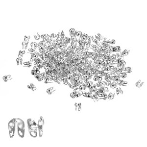 uxcell 540 r[Ỹqg іڃJo[ 6.2mm  I[v r[h`bv NVF ܂݃r[YJo[ WG[p  zCg