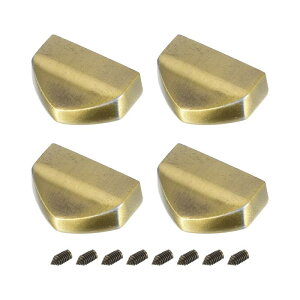 uxcell �W�b�p�[�e�[���N���b�v �������� �W�b�p�[�o�b�N���e�[���X�g�b�p�[ �G���h�`�b�v �v�D��DIY�A�N�Z�T���[�p 16 mm �^�J 4��