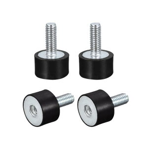 uxcell o[}Eg M5 IX/X hUu VbNAu\[o[ K[W[^[ Ck@ J[{[g{rp D15 mmxH10 mm 4