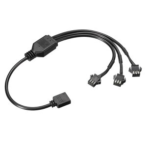 uxcell ARGB �X�v���b�^�[ 5V 3�s�� - SM 3�s�� ���X LED �X�g���b�v �����P�[�u�� �A�_�v�^�[ �R�l�N�^�[ �A�h���X�\ PC �t�@�� �d�� �R���s���[�^�[ �V���[�V �}�U�[�{�[�h�p