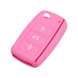 uxcell Ԃ̃RL[tHuVFP[X Jo[veN^[ L[XGg[ VR[ Volksw agenɑΉ Jetta GTI Passat Golf Tiguan TouaregɑΉ 3̃{^ sN