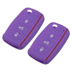 uxcell L[ȂGg[J[RL[tHuVFP[X Jo[veN^[ VR[ Volksw agenɑΉ Beetle CC Eos GTI Golf JettaɑΉ 3{^ p[v 2