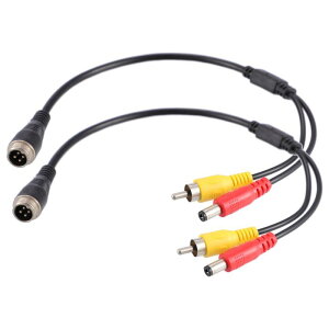 uxcell Ԃ̃JA_v^[ 4s - RCAA_v^[ M12 4sIX - RCA AV DCIX RlN^[C[ ĎrfIP[uA_v^ 36.5 cm 2