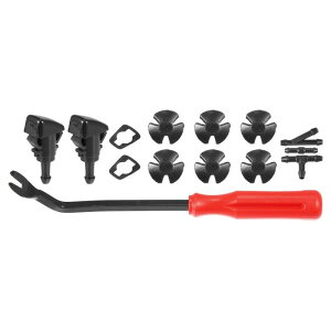 uxcell �t�����g���C�p�[ �E�H�b�V���[�m�Y���X�v���[�W�F�b�g�L�b�g 68024312AB Chrysler�ɑΉ� 200�ɑΉ� 2011-2014�ɑΉ� 12��