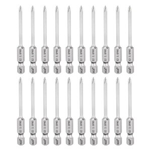 uxcell 20���� #0 �N���X�h���C�o�[�r�b�g PH0 1/4�C���`�Z�p�V�����N ����2.6�C���`(65mm) ���C�t�� S2�|�� �H�Ɨp �\���� �d���h�����r�b�g �V���t�g�a0.12�C���`(3 mm)