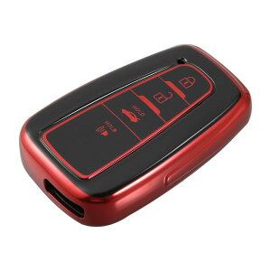 uxcell Ԃ̃L[tHuJo[ 4{^ [gL[tHuP[X bh Toy otaɑΉ RAV4 Camry Corolla Avalon C-HR Prius GT86 HighlanderɑΉ 2018-2022ɑΉ