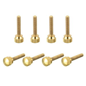 uxcell ���[���b�g�܂݂˂� M4x25 mm �^�J �V�����_�[�{���g �K�i�� �O���b�v�m�u�t�@�X�i�[ PC�A�d�q�A�@�B�p 8��