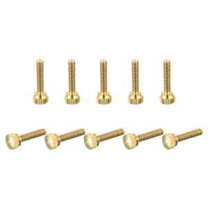 uxcell ���[���b�g�܂݂˂� M5x25 mm �^�J �V�����_�[�{���g �K�i�� �O���b�v�m�u�t�@�X�i�[ PC�A�d�q�A�@�B�p 10��